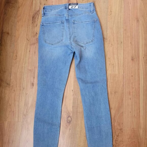 GAP High Rise Universal Legging Denim Sz 27 - Picture 4 of 7